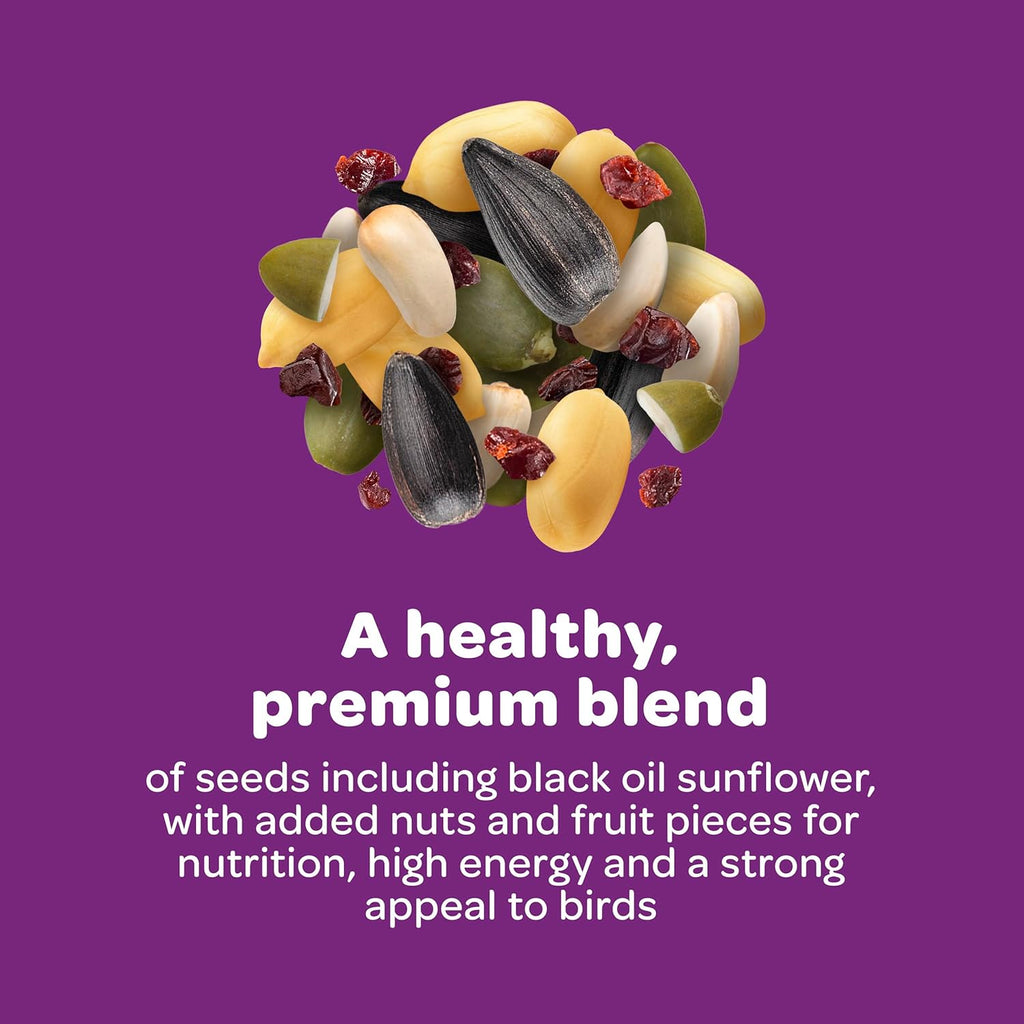 Side profile of Kaytee 5 pound wild bird food bag