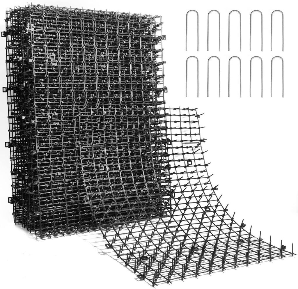 Pomeat cat scat mat set with spikes front view