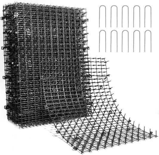 Pomeat cat scat mat set with spikes front view