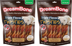 DreamBone safe digestible dog chew rollers dimensions and product size view