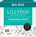 Lillydoo disposable baby changing pads front view package