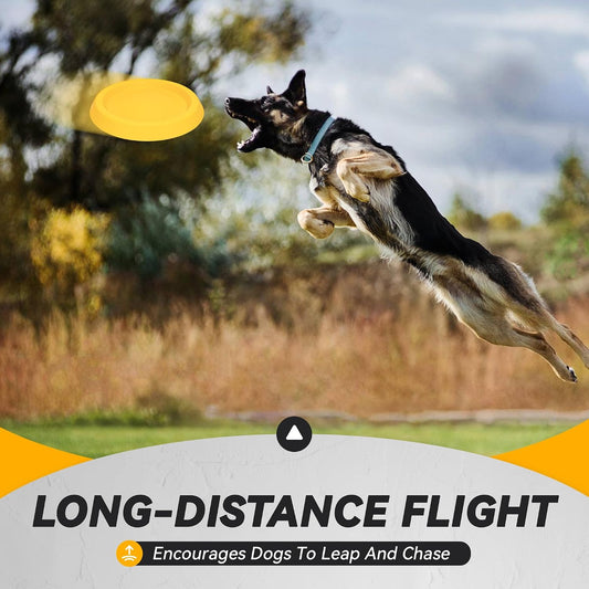 Fusoto durable flying disc for dogs in mid-air