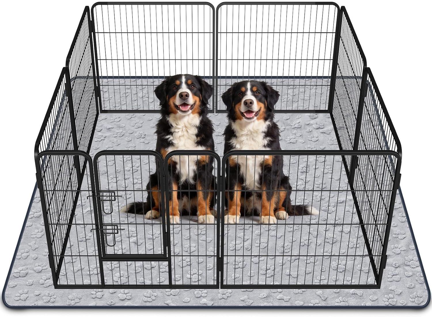 LOOBANI Washable Pee Pads for Dogs 36"x48", 2 Packs Extra Large Whelping Pads for Floor, Playpen, Super Absorbent Reusable Dog Mat, Waterproof Puppy Pads for Incontinence, Housebreak,Crate,Gray - Image 11