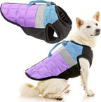 Gooby Padded Vest Dog Jacket - Red, X-Large - Warm Zip Up Vest Fleece Jacket with Dual D Ring Leash Water Resistant for Small to Medium Dogs - Image 10