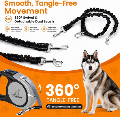 PetVest tangle-free 360 degree swivel clip detail