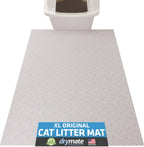 Drymate Cat Litter Box Mat, Litter Trapping Mat, Waterproof, Urine-Proof, Absorbent, Machine Washable, Soft on Paws, Contains Mess, Protects Floors, Kitten Supplies, Dark Grey, 28x36 XL - Image 15
