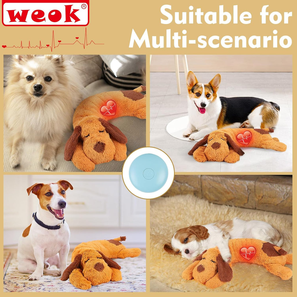 WEOK calming heartbeat stuffed animal for puppies