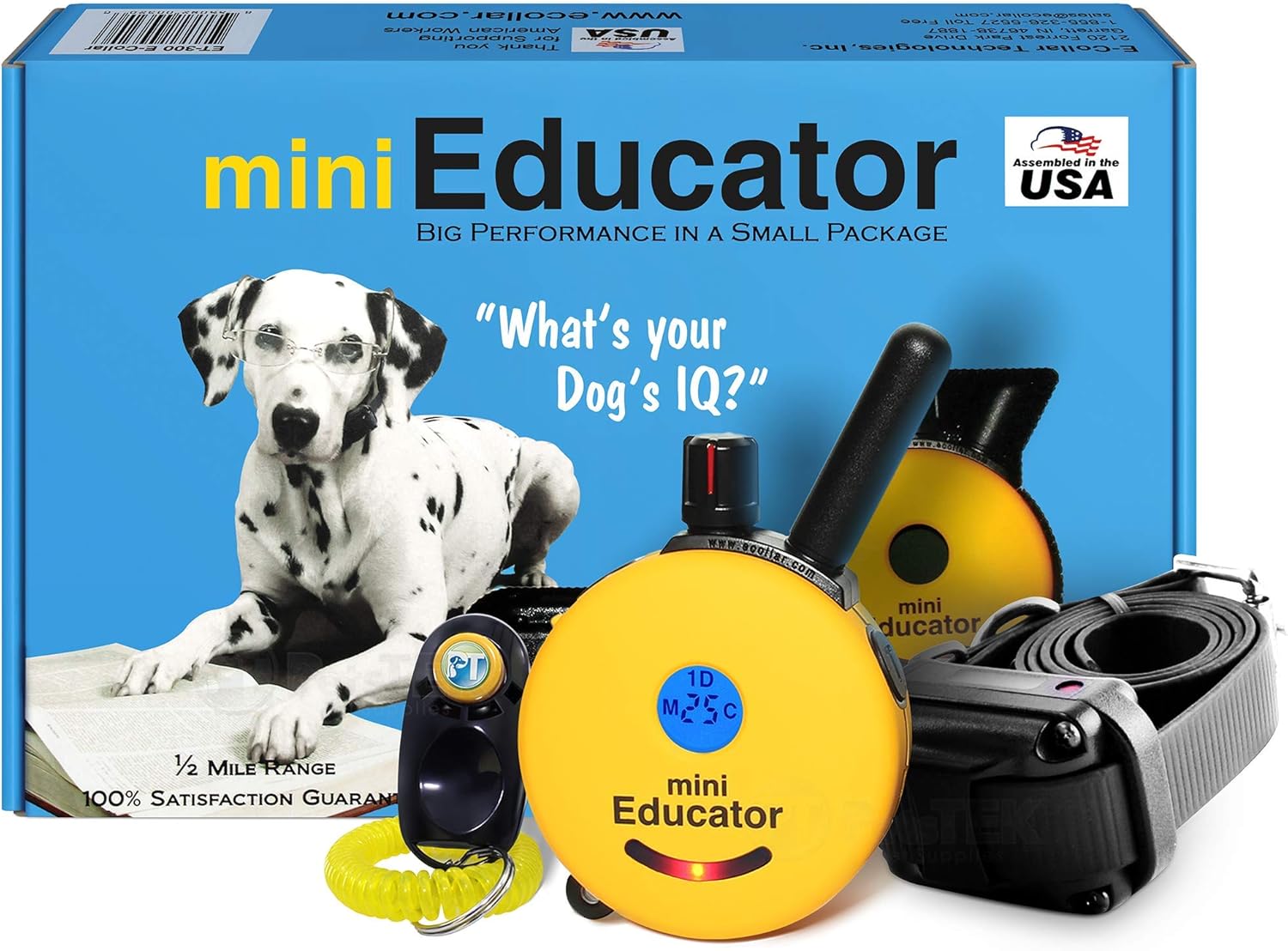 Educator ET-300 Mini E-Collar remote and receiver front view
