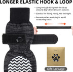 Adjustable magic strap detail on Pupteck dog socks