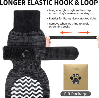 Adjustable magic strap detail on Pupteck dog socks