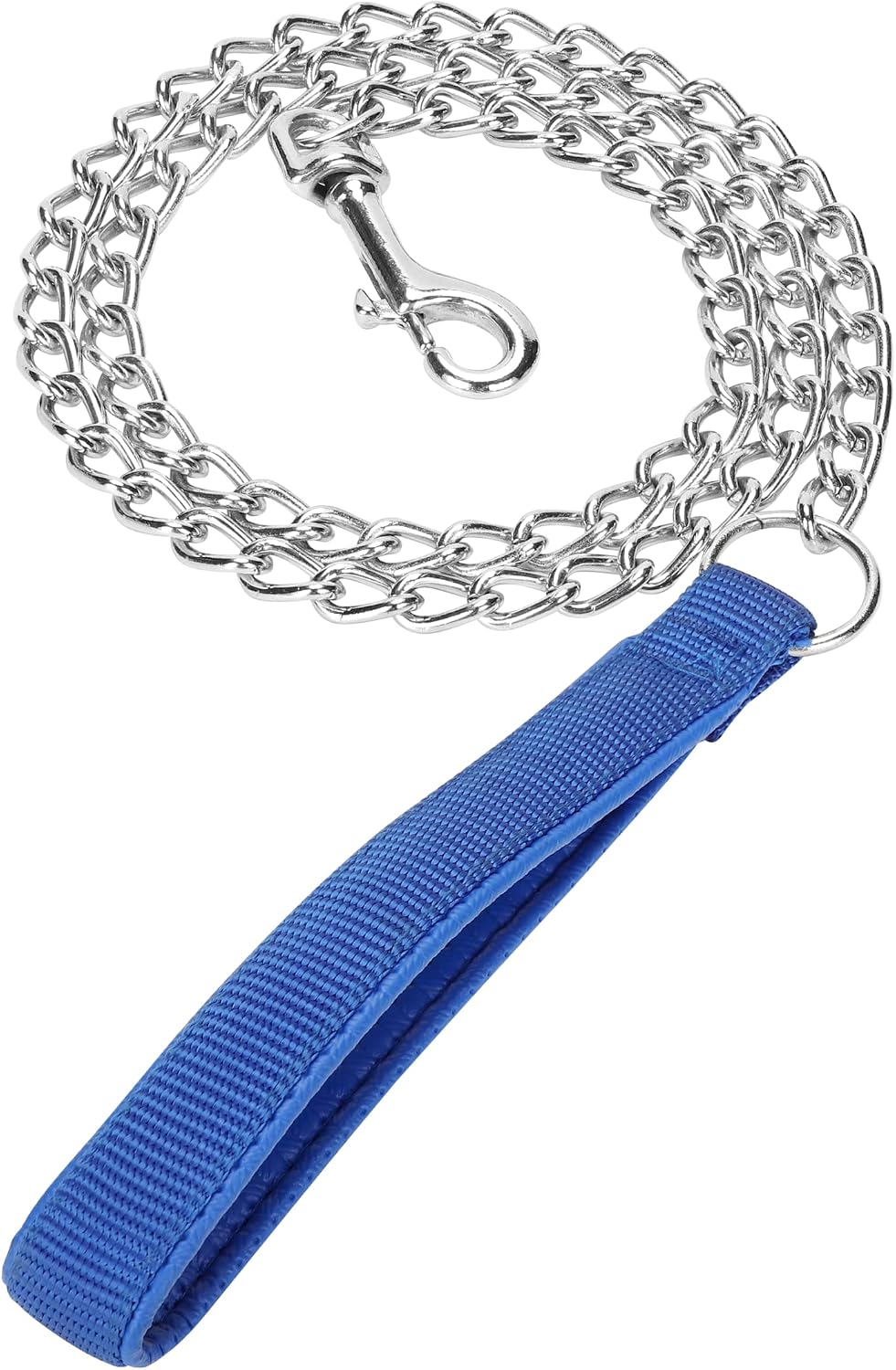Premium metal pet walking chain leash for large and medium dog breeds