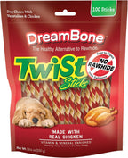 DreamBone Twist Sticks Chews for Dogs, Treat Your Dog to Easy-to-Digest Rawhide-Free Chews Made with Real Vegetables and Chicken, 50 Count - Image 11