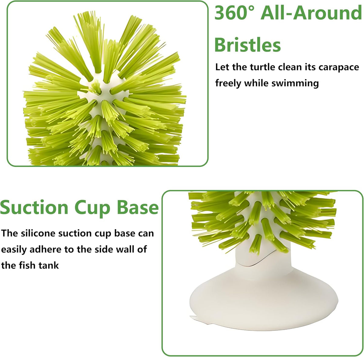 Three pieces pack of durable aquatic turtle tank cleaning accessories