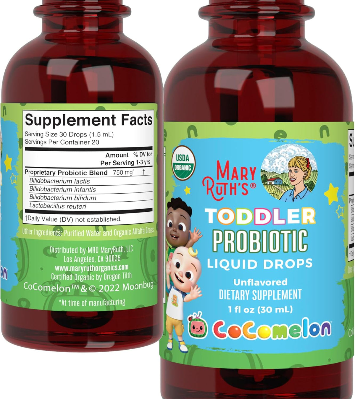 MaryRuth's Organic Toddler Probiotic Liquid Drops, Sugar Free, Ages 1-3 - Image 10