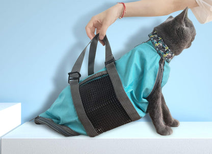 Cat claw trimming bag with dual carrying handles