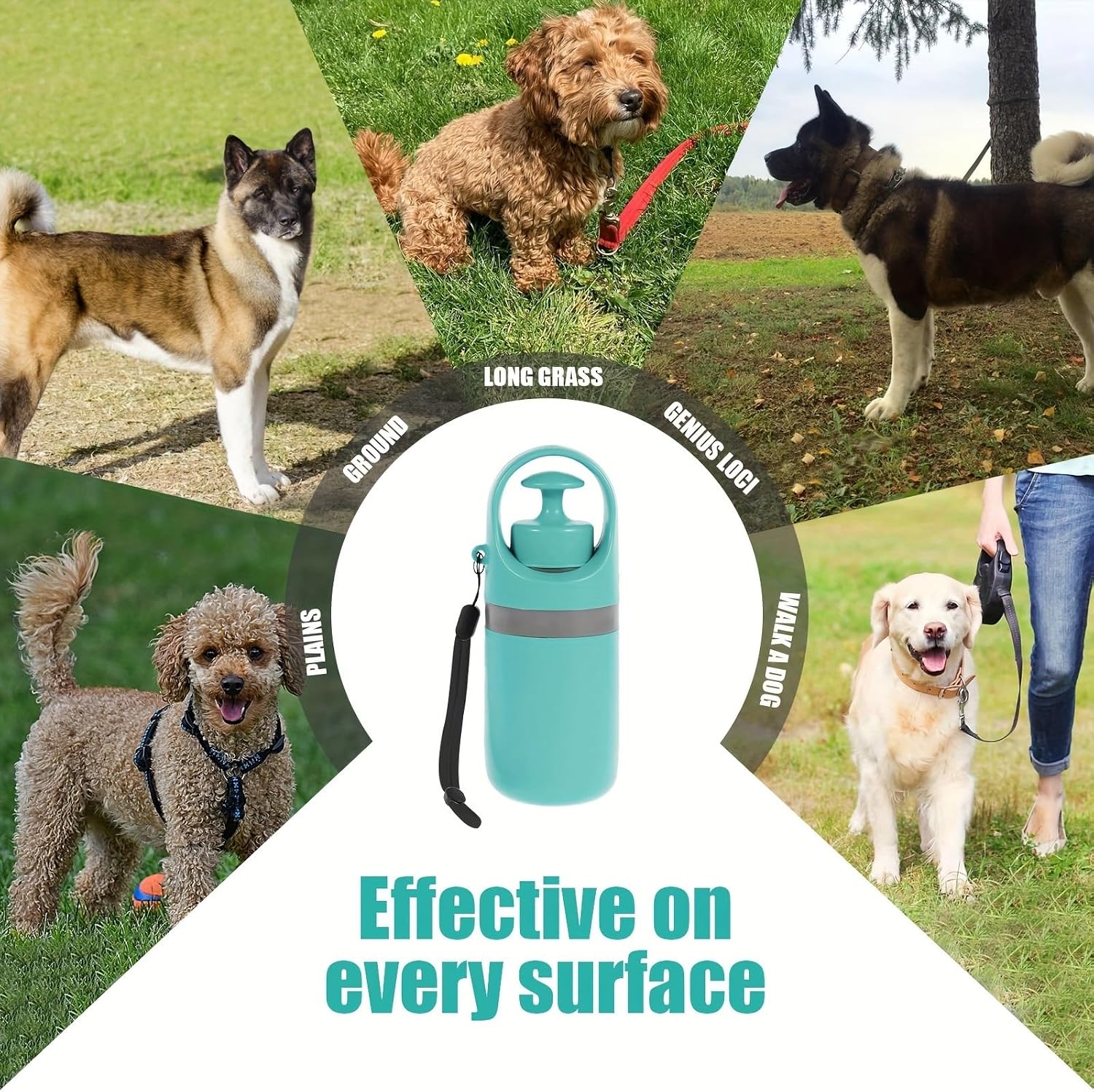 Leak resistant and odor control storage compartment on the pet waste tool.