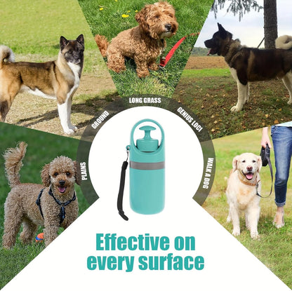 Leak resistant and odor control storage compartment on the pet waste tool.