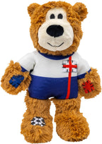 KONG Wild Knots Bear Soccer Player Dog Toy - USA - National Team Jersey Inspired - International Tournament Edition - Plush Rope Toy with Squeaker, Medium/Large - Image 11