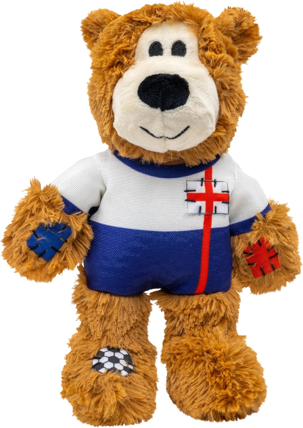 KONG Wild Knots Bear Soccer Player Dog Toy - USA - National Team Jersey Inspired - International Tournament Edition - Plush Rope Toy with Squeaker, Medium/Large - Image 11