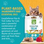 Only Natural Pet cat flea collar packaging showing natural ingredients