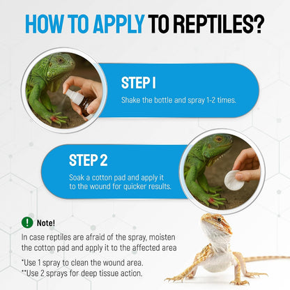 Silver Grade reptile first aid spray 4 fluid ounce bottle