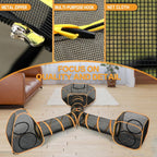 Wilhiker outdoor pet enclosure close up of the durable zip connectors and sturdy ground pegs