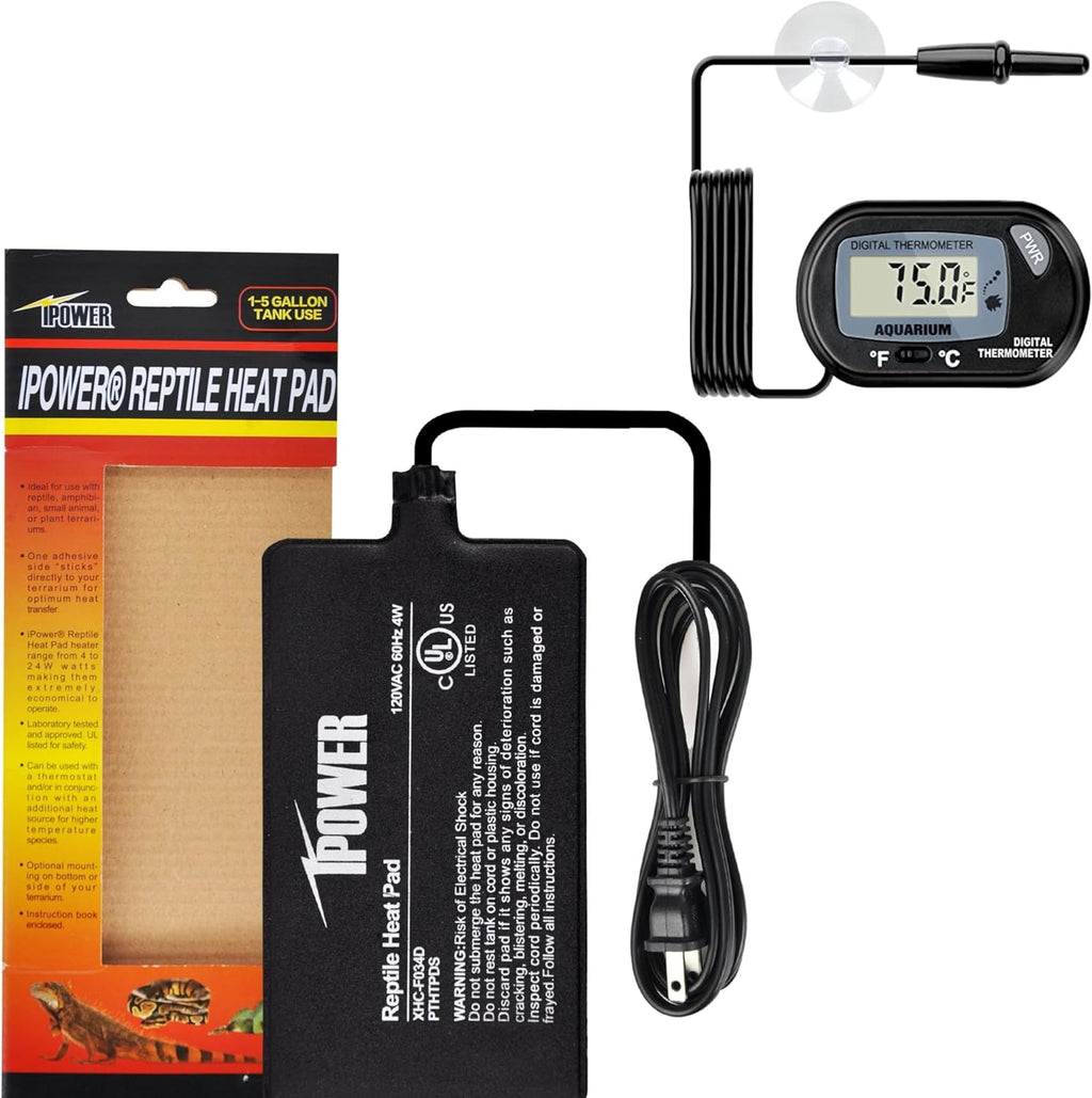 iPower reptile heat mat front view