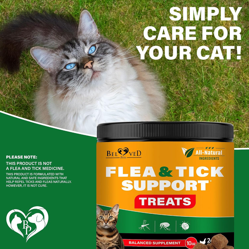 Flea and Tick Prevention Chewable Pills for Dogs and Cats - Revolution Oral Flea Treatment for Pets - Pest Control & Natural Defense - Chewables Small Tablets Made in USA (Chicken (for Cats)) - Image 9