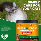 Flea and Tick Prevention Chewable Pills for Dogs and Cats - Revolution Oral Flea Treatment for Pets - Pest Control & Natural Defense - Chewables Small Tablets Made in USA (Chicken (for Cats)) - Image 9