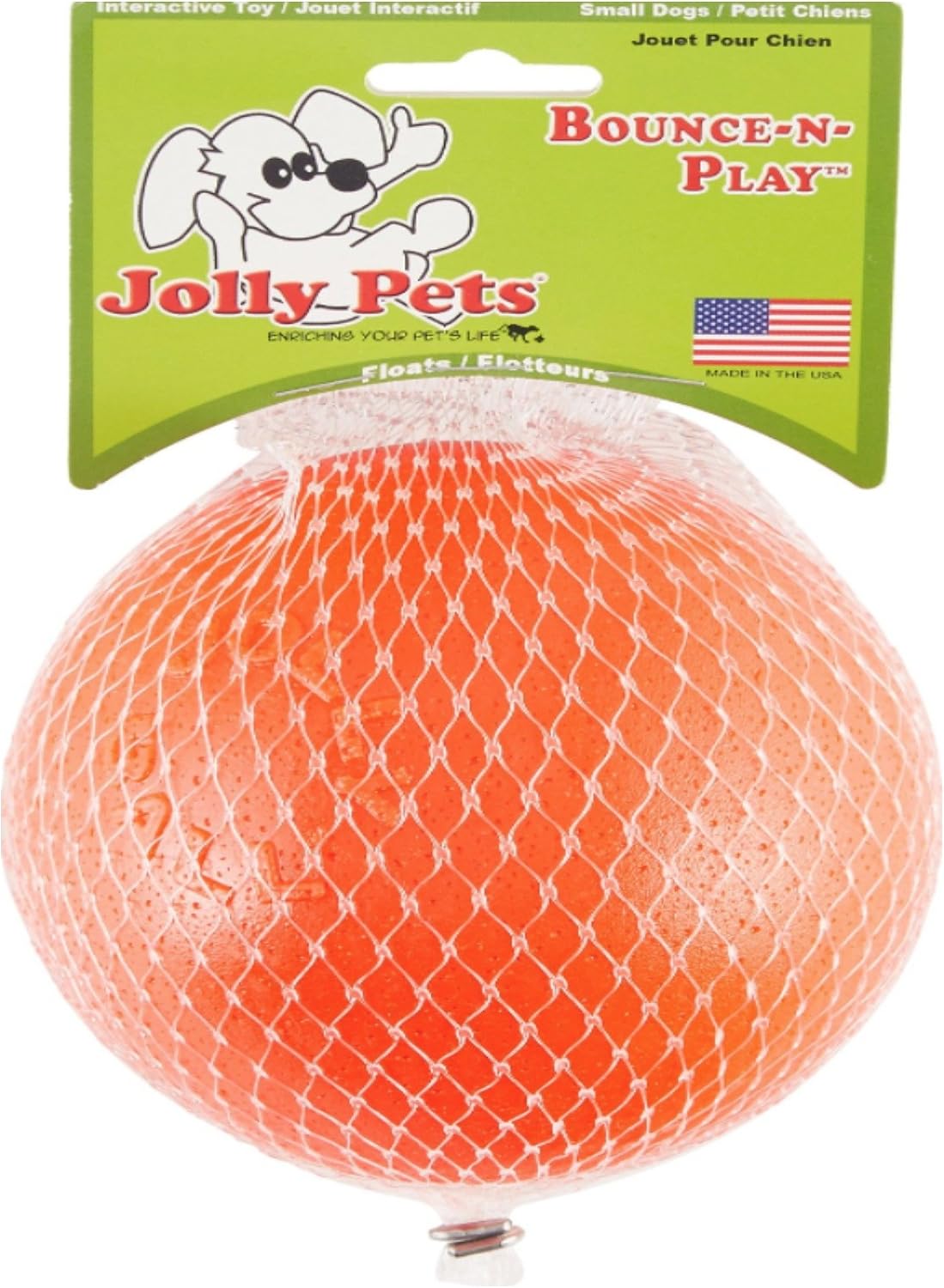 Authentic USA imported Jolly Pets fetch ball for dogs