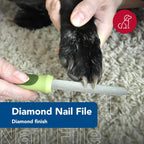 Coastal Pet Safari Dog Diamond Nail File - Diamond Finish for Smooth Nails - Removes Burs from Outdoor & Indoor Dogs - One Size - Image 3