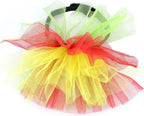 Tinkare pet turtle costume displaying adjustable elastic straps.