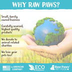 Raw Paws single ingredient safe dental chew treats for small canine breeds
