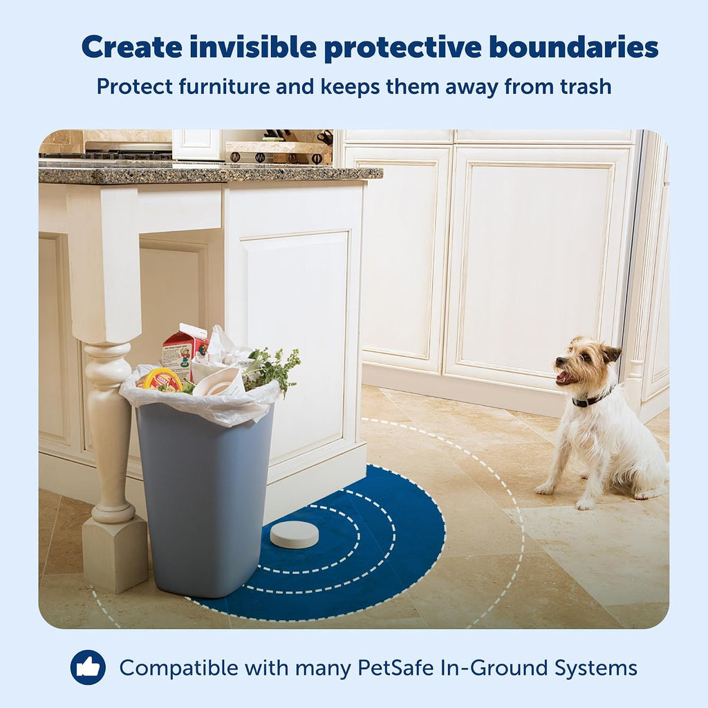 PetSafe Pawz Away Mini waterproof training barrier placed near kitchen counter