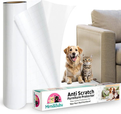 Pet friendly home setting with Mimi&Bubu furniture guard installed