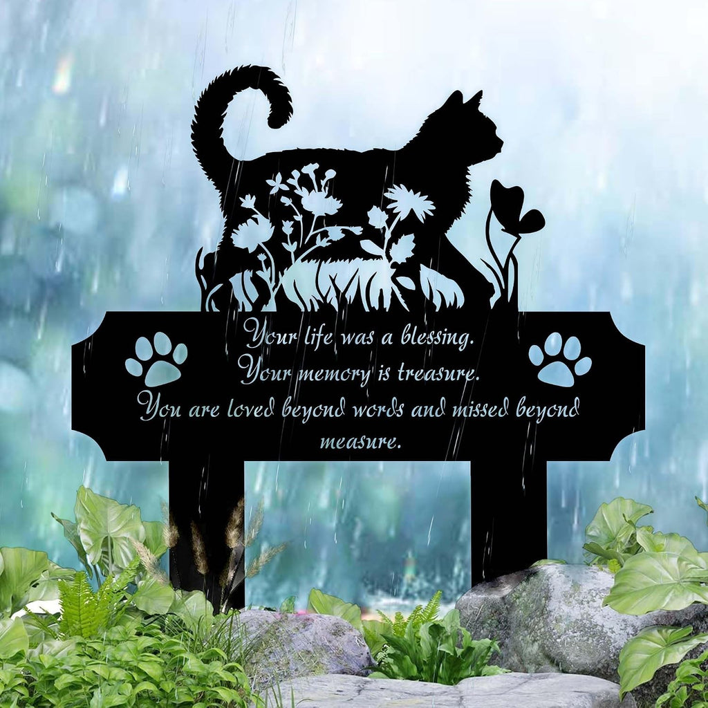Side view showing the durable 1.2mm thick powder coated steel construction of the HEGANITS plaque