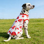 4PCS/Pack Floral Dog Dresses Sleeveless Spring Summer for XXXL Large Dogs Girl Female Red Green Yellow Purple Skirts Flower Sundress for Holiday Party Wedding Lightweight Breathable - Image 9
