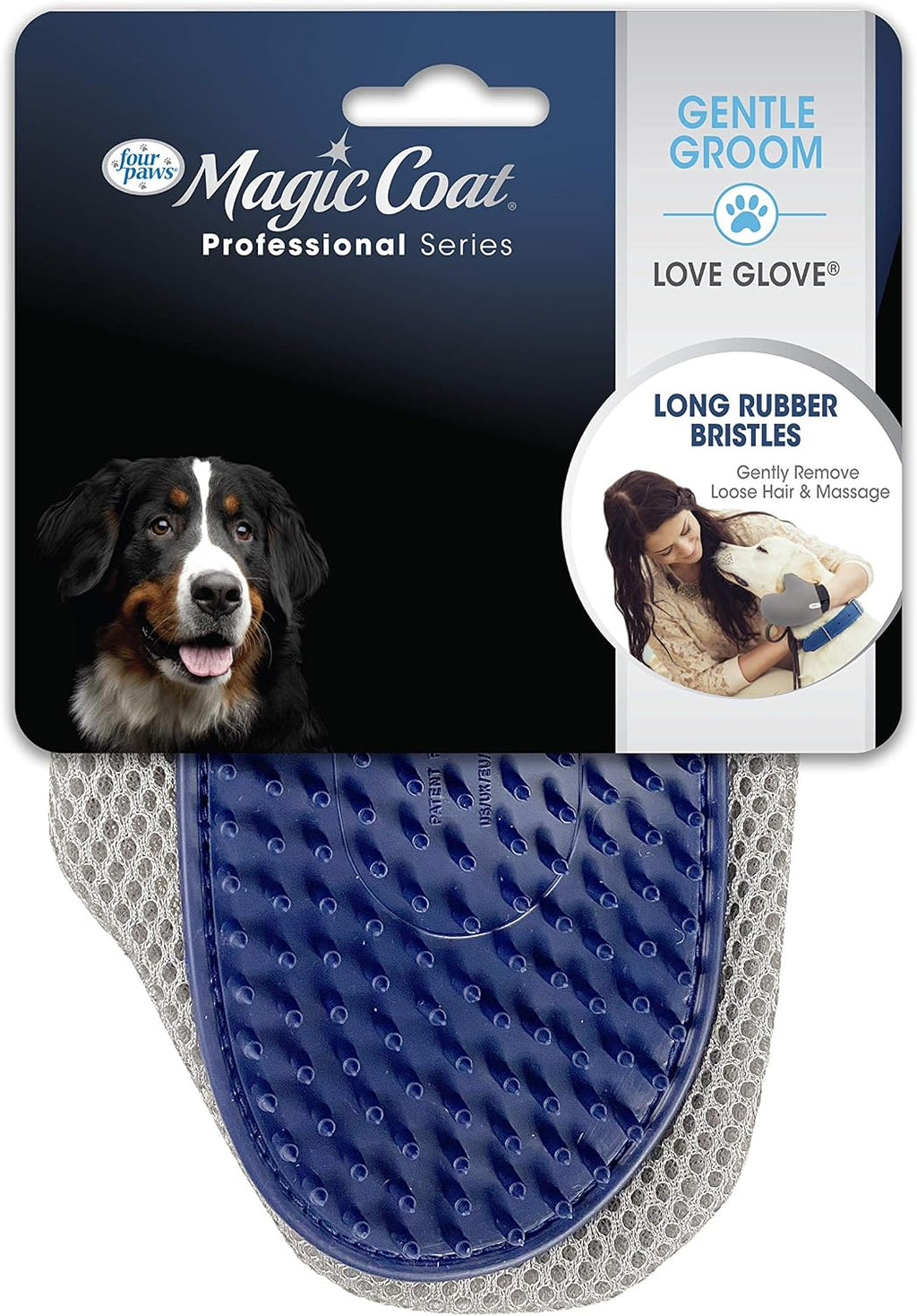 Magic Coat Professional Series deshedding glove with breathable mesh fabric backing