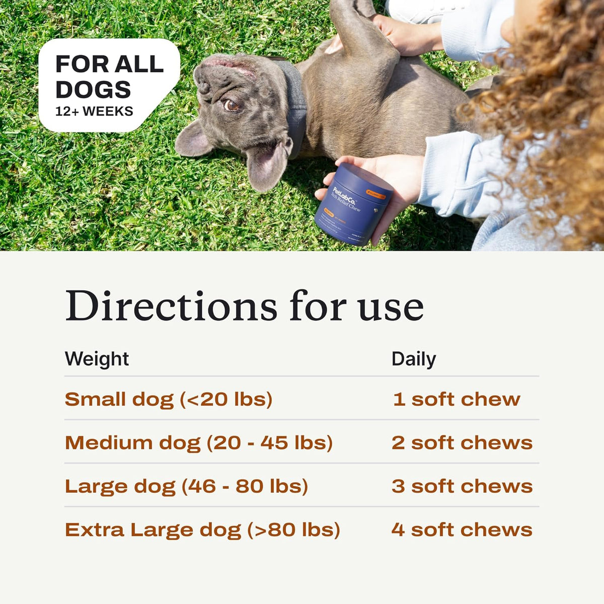 PetLab Co. 30 count soft chews container for seasonal allergy relief