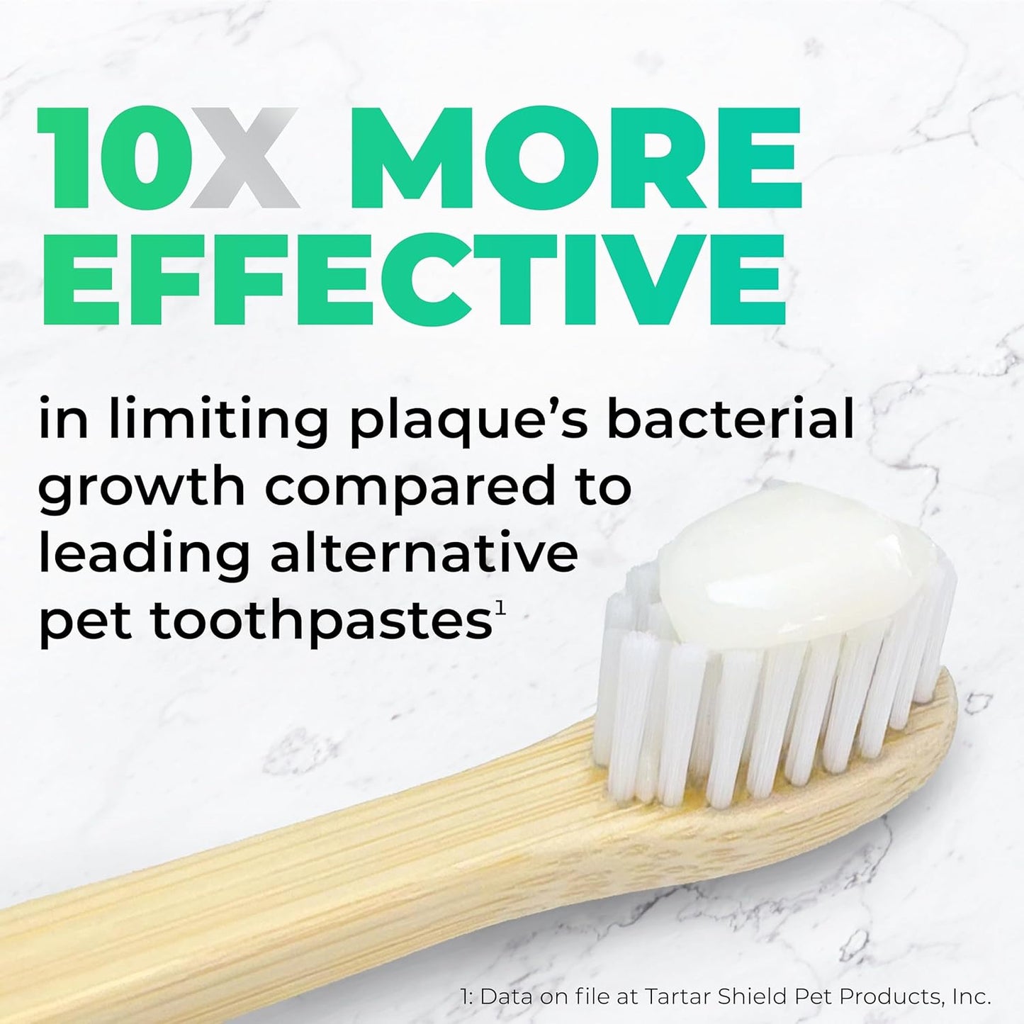 VOHC accepted pet toothpaste packaging showing the coconut flavor details and ingredient highlights