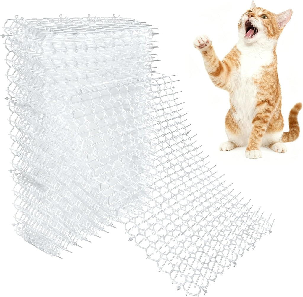 Oceanpax clear scat mat for cats 10 pack front view