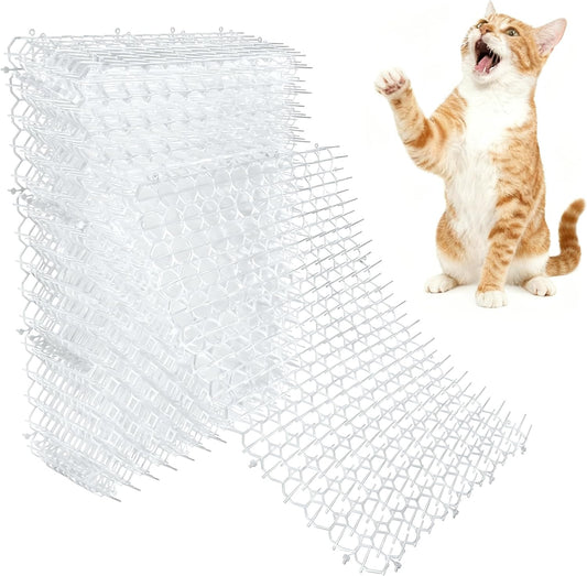 Oceanpax clear scat mat for cats 10 pack front view