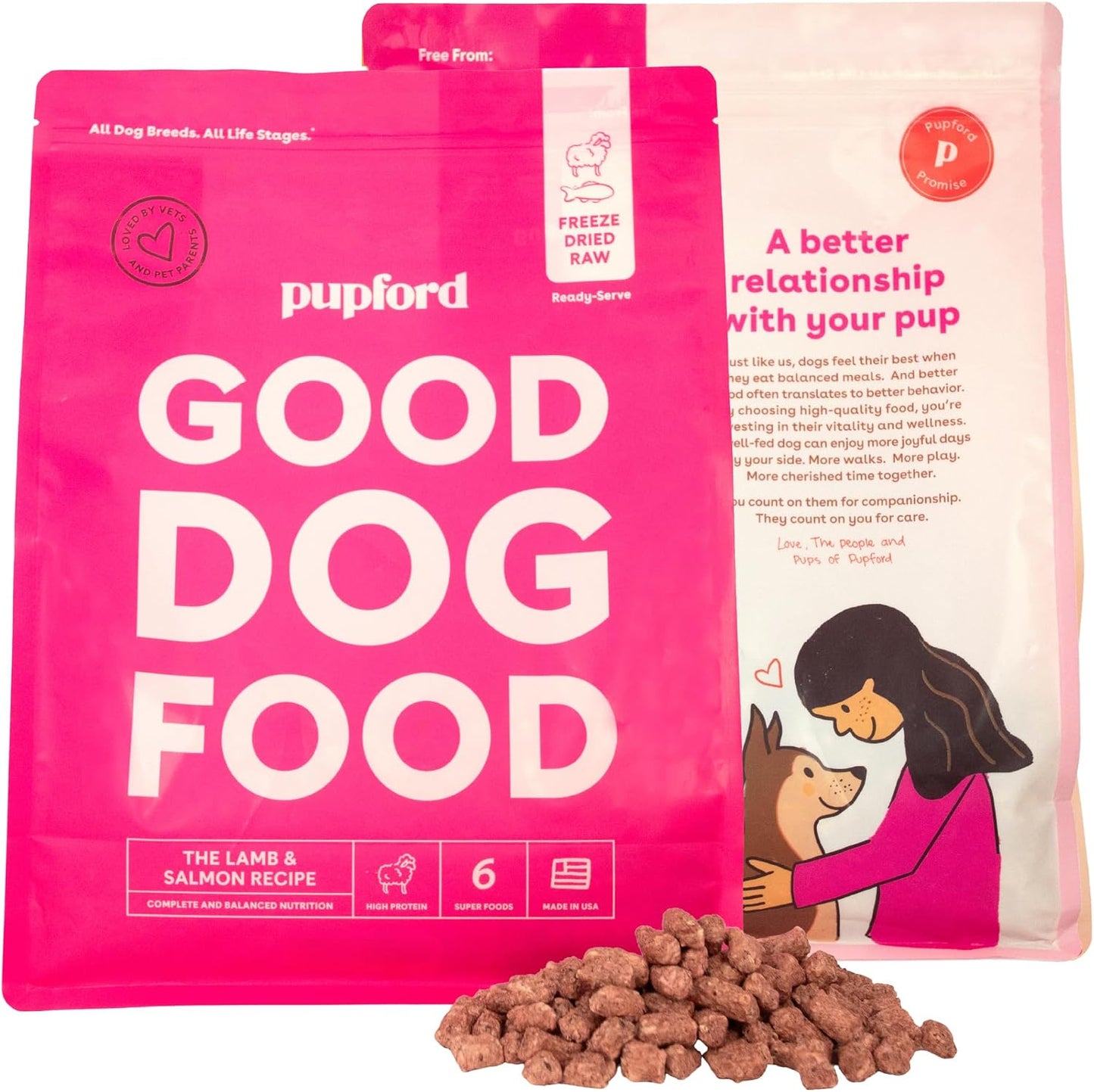 Pupford Good Dog Food, Freeze-Dried Raw, High-Protein, Superfood Ingredients, Vet-Approved, No Fillers or Artificial Additives (Beef Recipe, 25 oz) - Image 11
