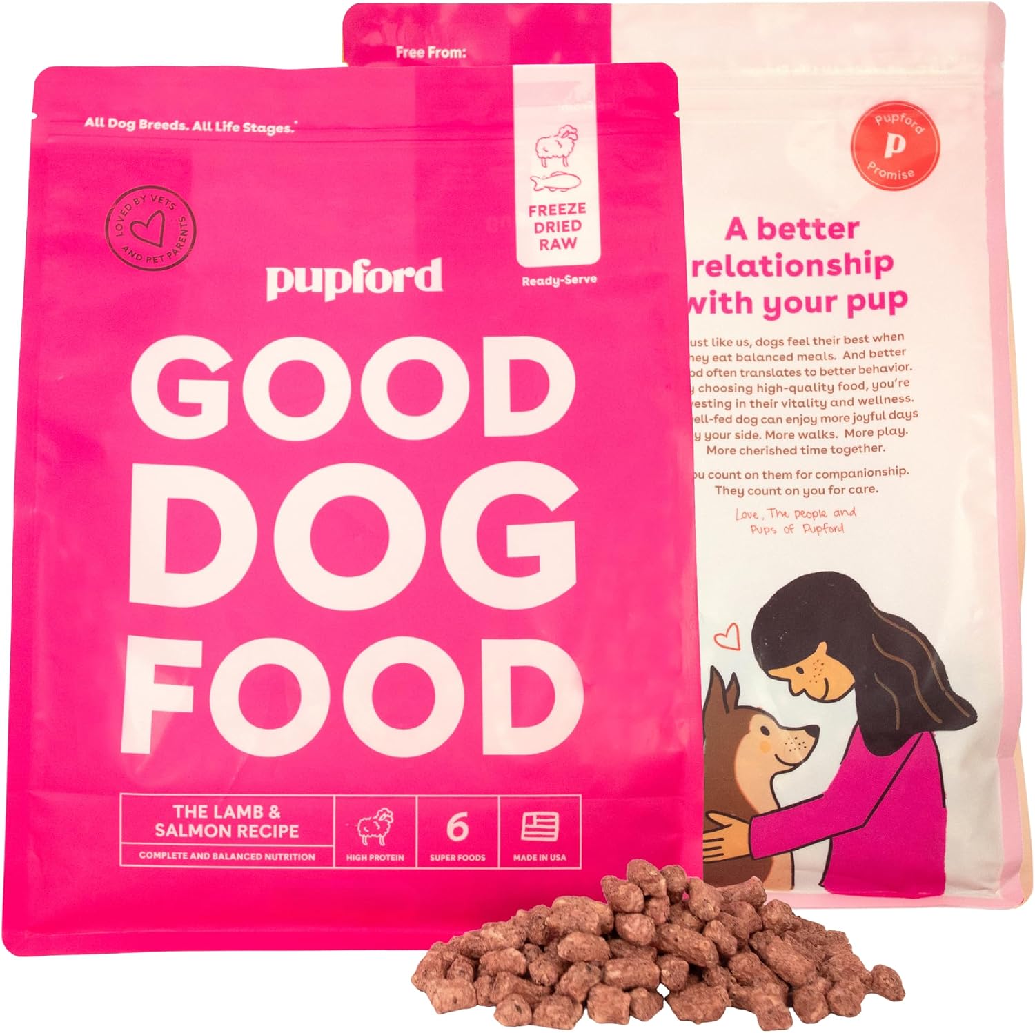 Pupford Good Dog Food, Freeze-Dried Raw, High-Protein, Superfood Ingredients, Vet-Approved, No Fillers or Artificial Additives (Beef Recipe, 25 oz) - Image 11