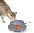 K&H Pet Products Thermal-Bowl Heated Water Bowl for Cats & Dogs Outside, Safety Listed Outdoor Heated Dog Dish for Pets, Automatic No Freeze, Anti Chew Cord - 96 Ounces Blue 25W - Image 10