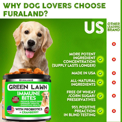Furaland lawn spot saver chews for healthy pet urine
