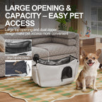 Furtent dog sling carrier folded for compact storage