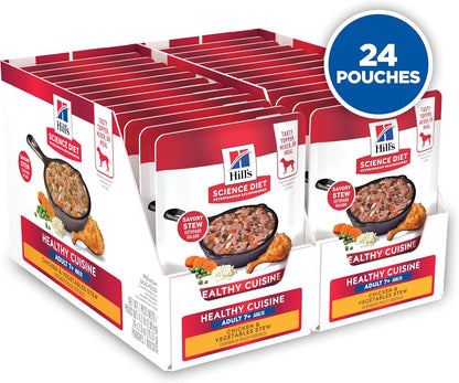 USA imported premium pet food for dogs aged seven plus years