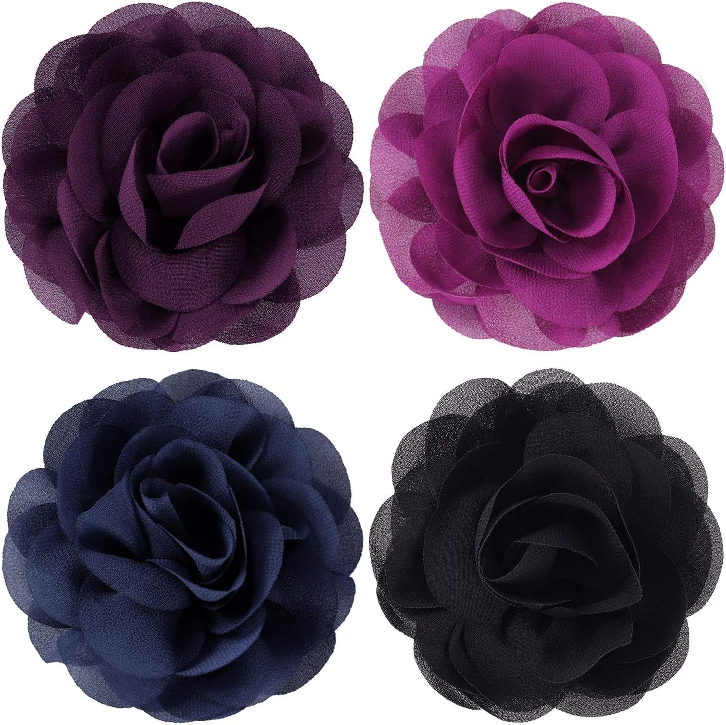 WILLBOND 4 Pieces Dog Flower Bow Collar Multicolored Pet Bow Collar Dog Charms Flower Set for Puppy Cat Pet Grooming Accessories(Red, Rose Red, Light Pink, Milk White) - Image 11