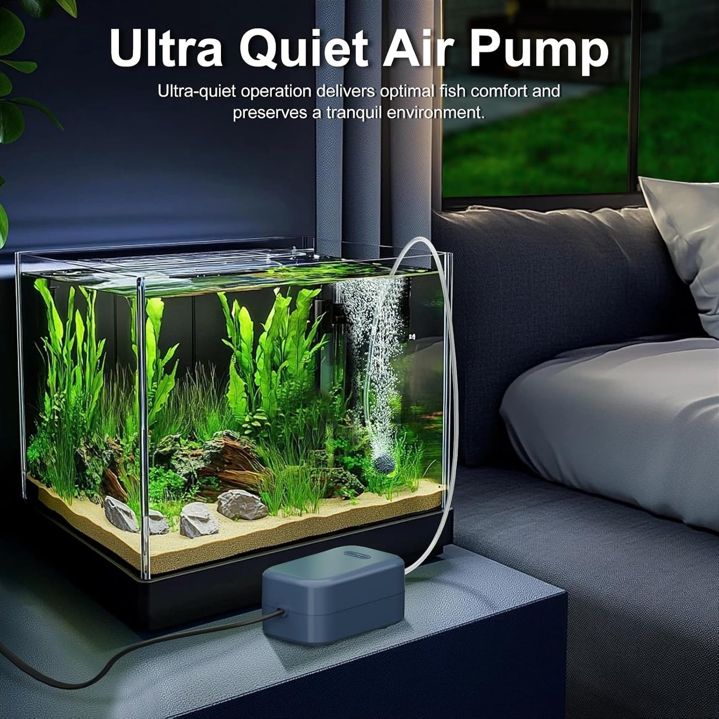 Fksc aquarium air pump adjustable valve detail